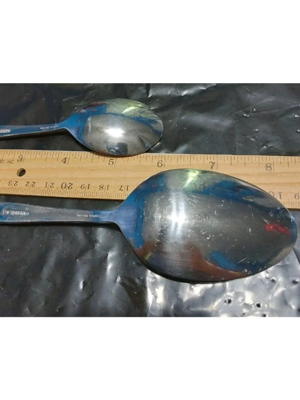 Oneida Tuscany Serving Spoon Fork Sugar Spoon Flatware Stainless Steel Set Of 4